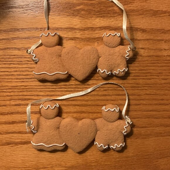 SET OF 2 LOVE GINGERBREAD MAN AND WOMAN - Picture 2 of 4